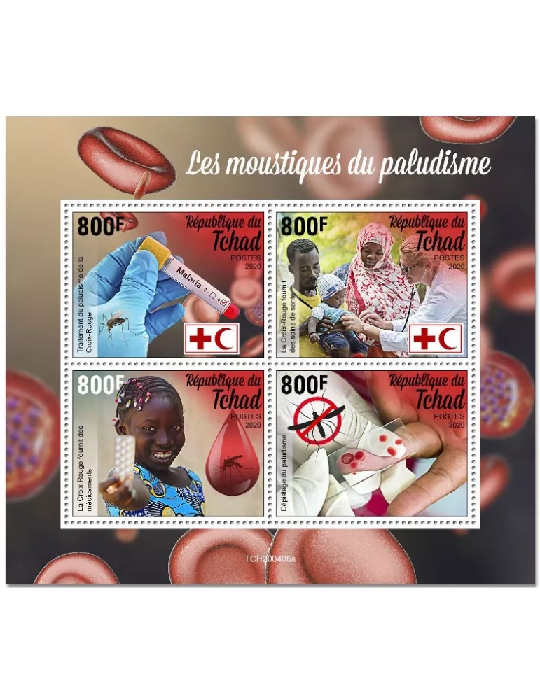 n° 2621/2624  - Timbre TCHAD Poste