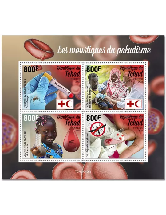 n° 2621/2624  - Timbre TCHAD Poste
