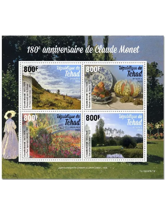 n° 2625/2628  - Timbre TCHAD Poste