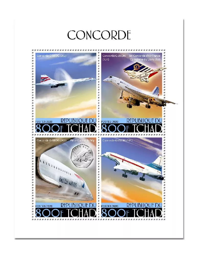 n° 2669/2672  - Timbre TCHAD Poste