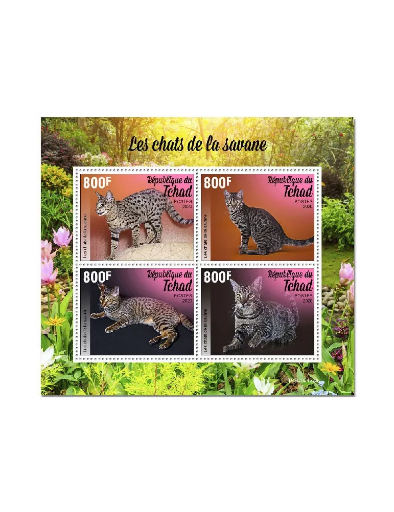 n° 2685/2688  - Timbre TCHAD Poste