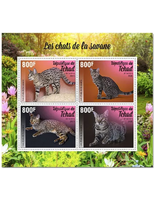 n° 2685/2688  - Timbre TCHAD Poste