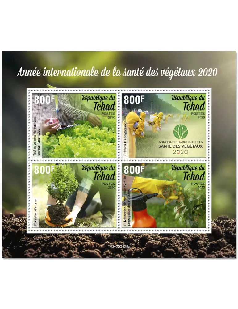 n° 2701/2704  - Timbre TCHAD Poste