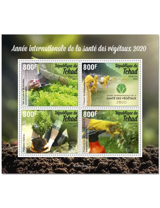n° 2701/2704  - Timbre TCHAD Poste