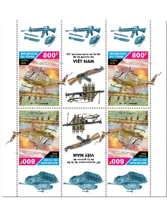 n° 2732/2739  - Timbre TCHAD Poste