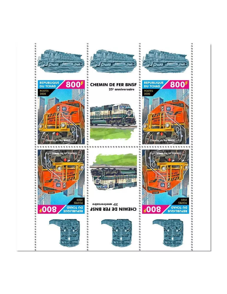 n° 2805/2812  - Timbre TCHAD Poste