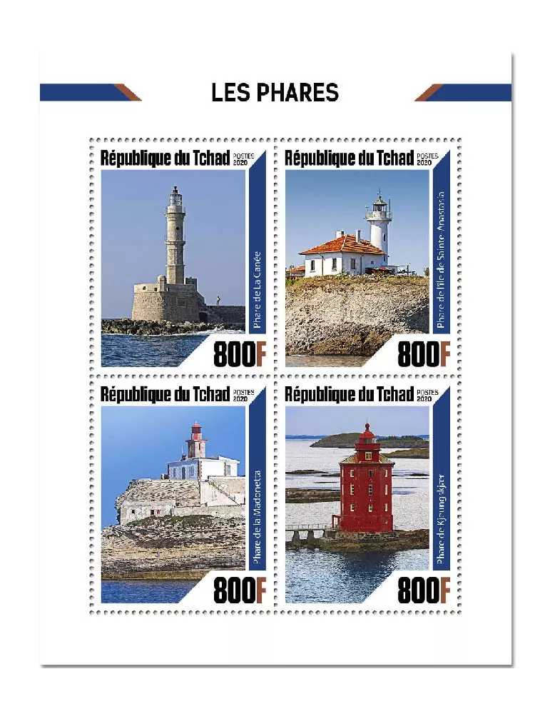 n° 2829/2832  - Timbre TCHAD Poste