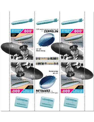 n° 2861/2868  - Timbre TCHAD Poste
