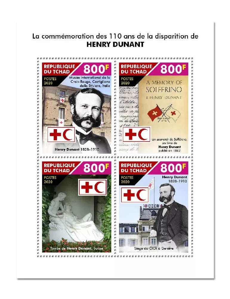 n° 2881/2884  - Timbre TCHAD Poste