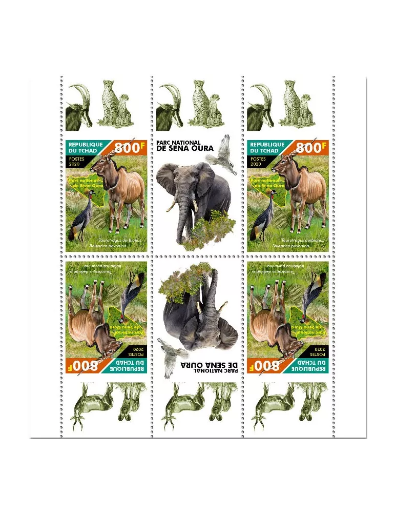 n° 2914/2921  - Timbre TCHAD Poste