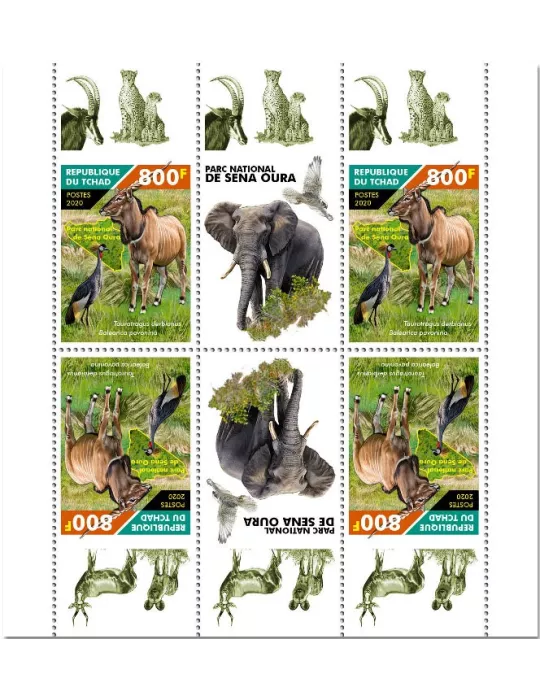 n° 2914/2921  - Timbre TCHAD Poste