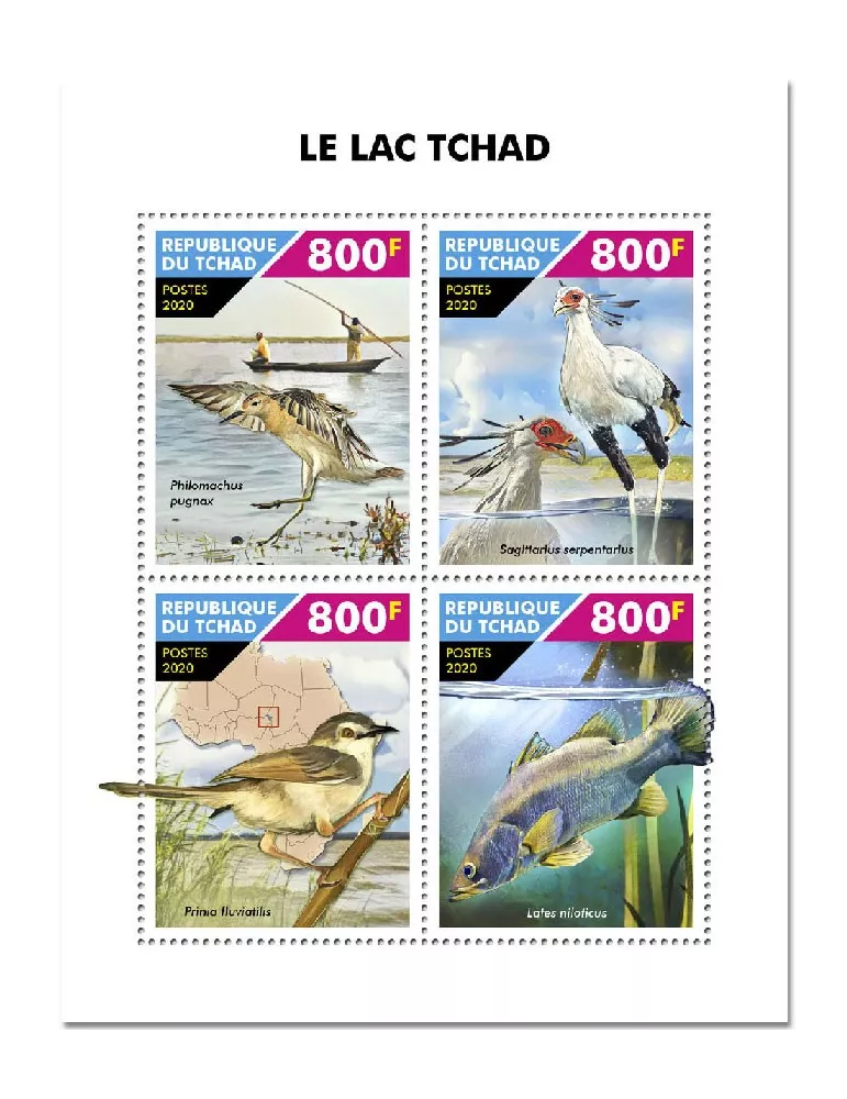 n° 2922/2925  - Timbre TCHAD Poste