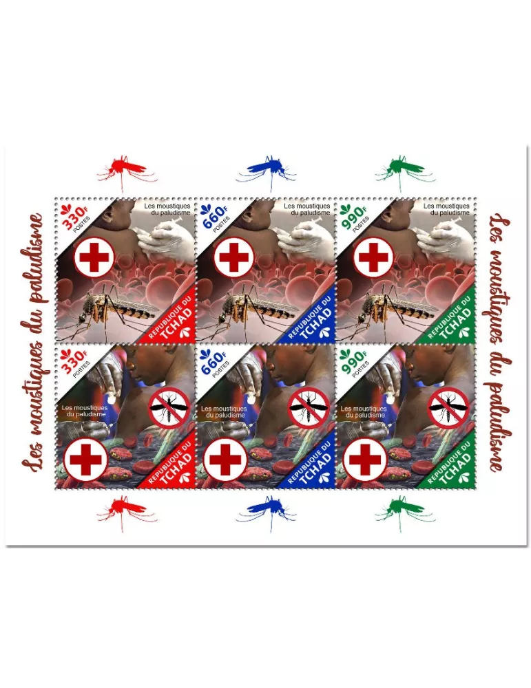 n° 3030/3035  - Timbre TCHAD Poste
