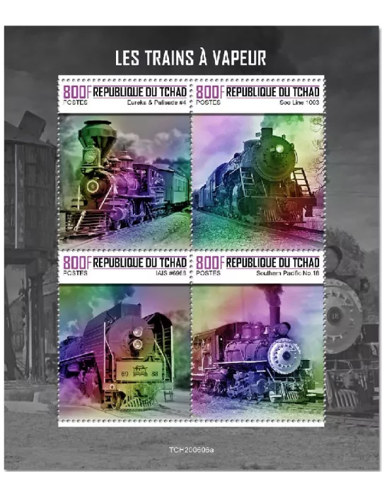 n° 3040/3043  - Timbre TCHAD Poste