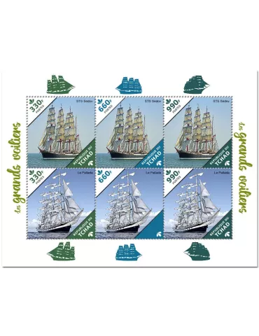 n° 3048/3053  - Timbre TCHAD Poste
