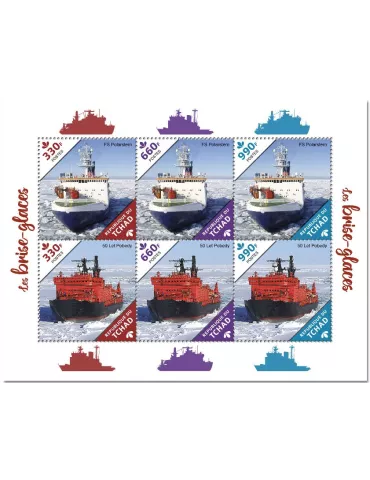 n° 3054/3059  - Timbre TCHAD Poste