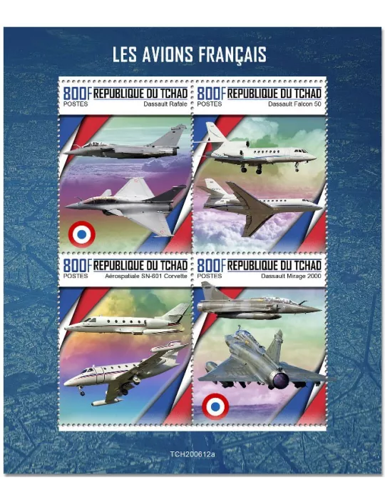 n° 3068/3071  - Timbre TCHAD Poste
