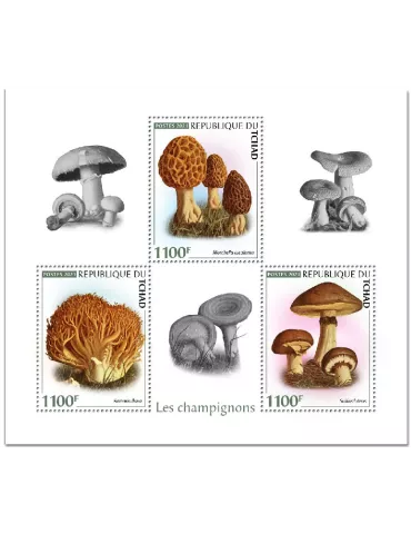 n° 3164/3166  - Timbre TCHAD Poste