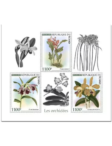 n° 3167/3169  - Timbre TCHAD Poste