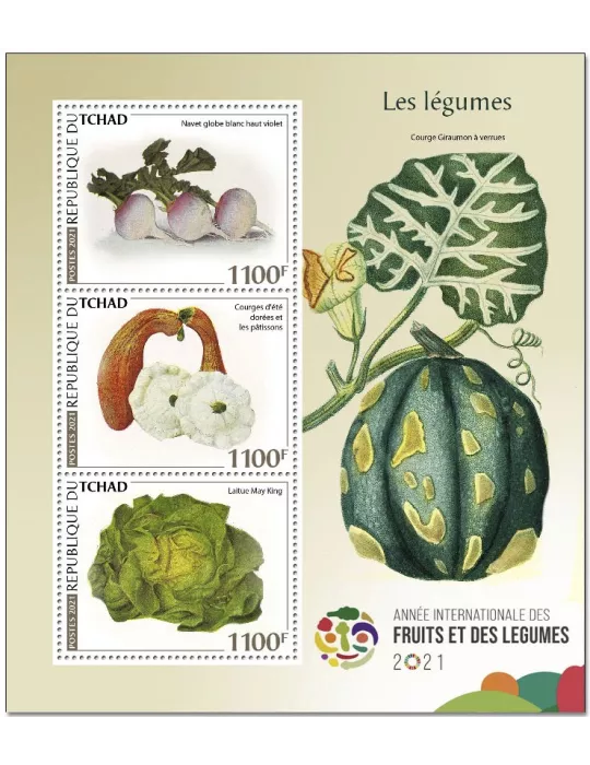 n° 3170/3172  - Timbre TCHAD Poste