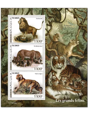 n° 3173/3175  - Timbre TCHAD Poste