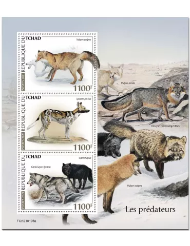n° 3176/3178  - Timbre TCHAD Poste