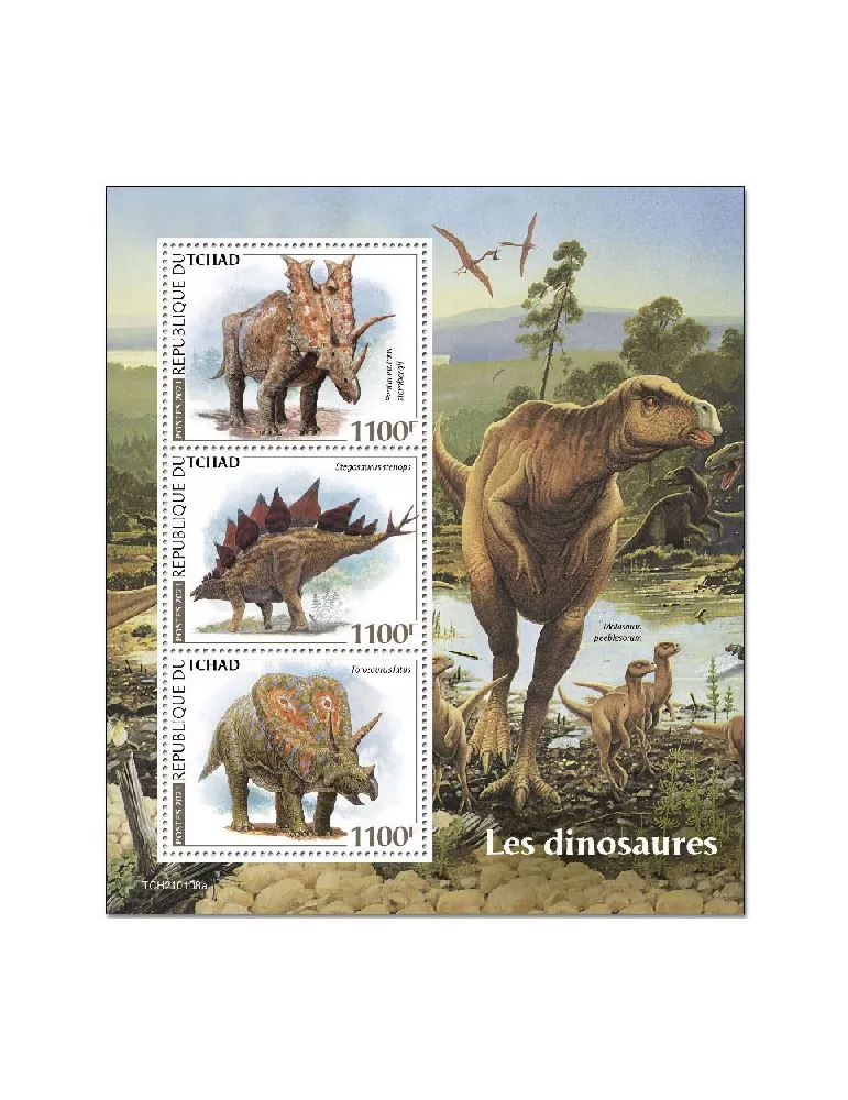 n° 3185/3187  - Timbre TCHAD Poste