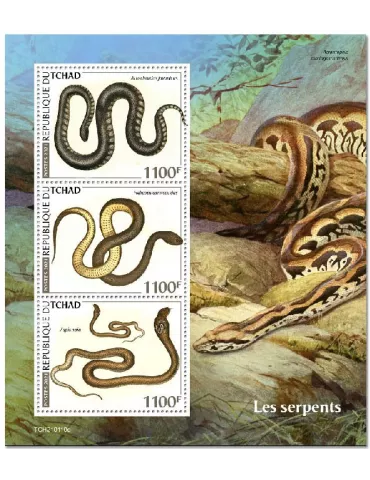 n° 3191/3193  - Timbre TCHAD Poste