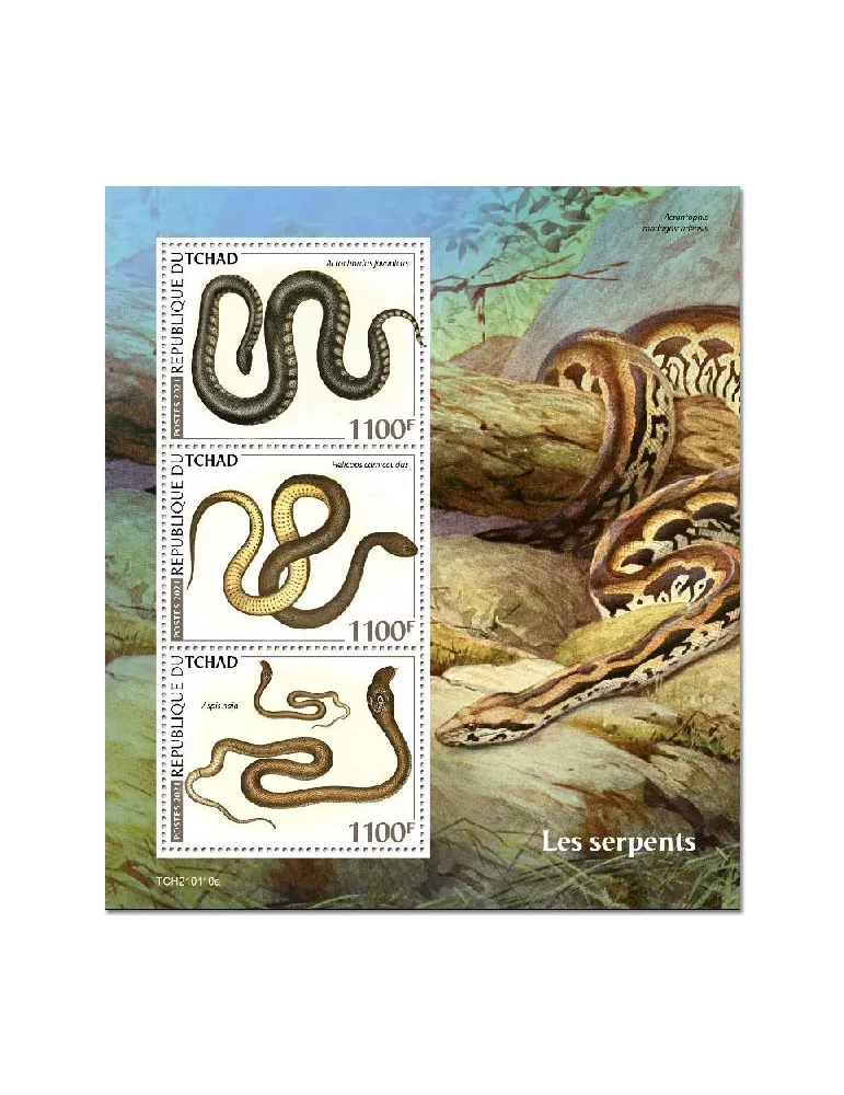 n° 3191/3193  - Timbre TCHAD Poste