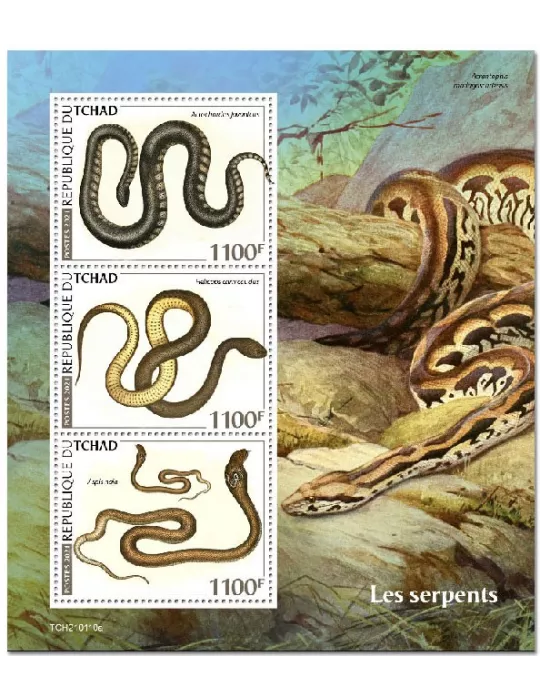 n° 3191/3193  - Timbre TCHAD Poste