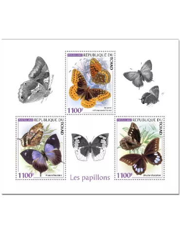 n° 3197/3199  - Timbre TCHAD Poste