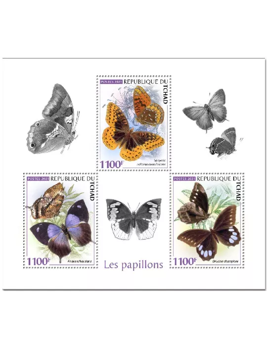 n° 3197/3199  - Timbre TCHAD Poste