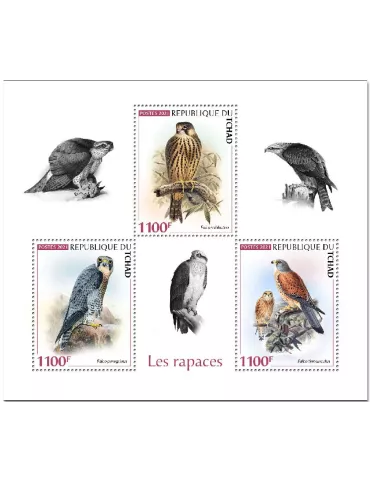 n° 3203/3205  - Timbre TCHAD Poste