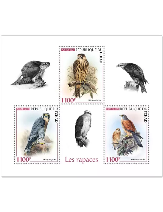 n° 3203/3205  - Timbre TCHAD Poste