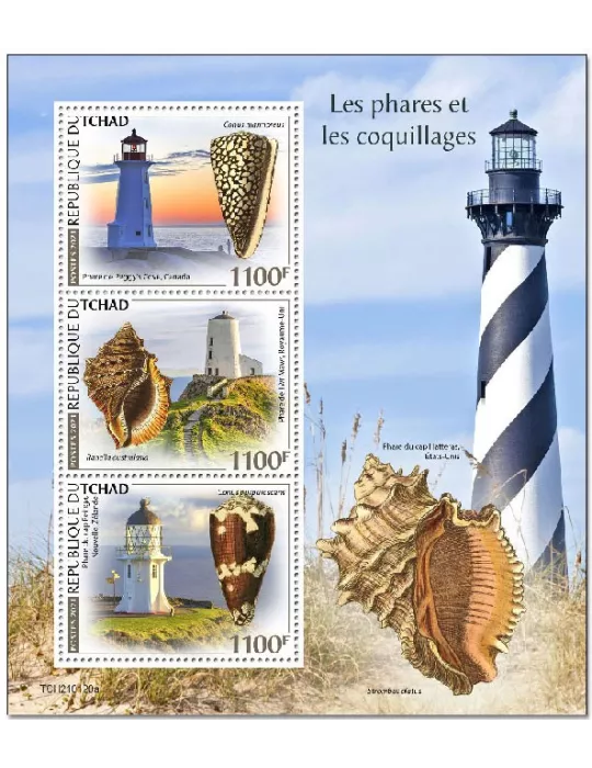 n° 3221/3223  - Timbre TCHAD Poste