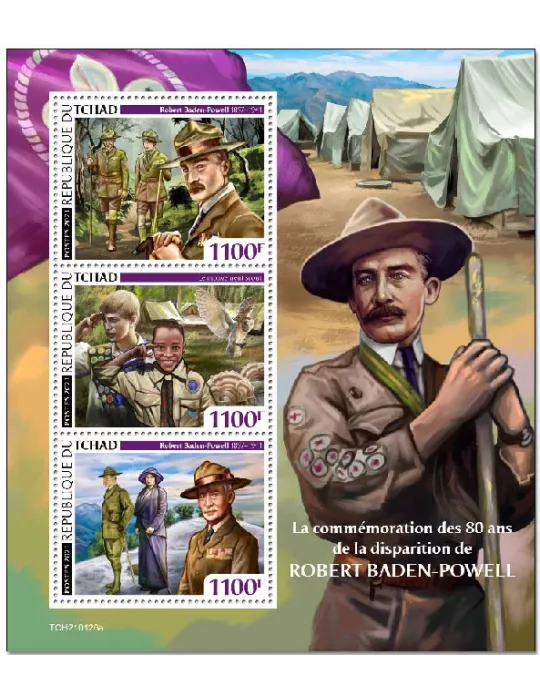 n° 3241/3243  - Timbre TCHAD Poste