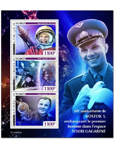 n° 3256/3258  - Timbre TCHAD Poste