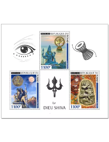 n° 3265/3267  - Timbre TCHAD Poste
