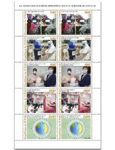 n° 3273/3277  - Timbre TCHAD Poste