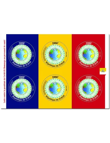 n° 3280/3282  - Timbre TCHAD Poste