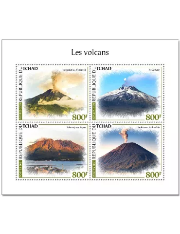 n° 3295/3298  - Timbre TCHAD Poste