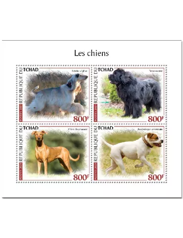 n° 3313/3316  - Timbre TCHAD Poste