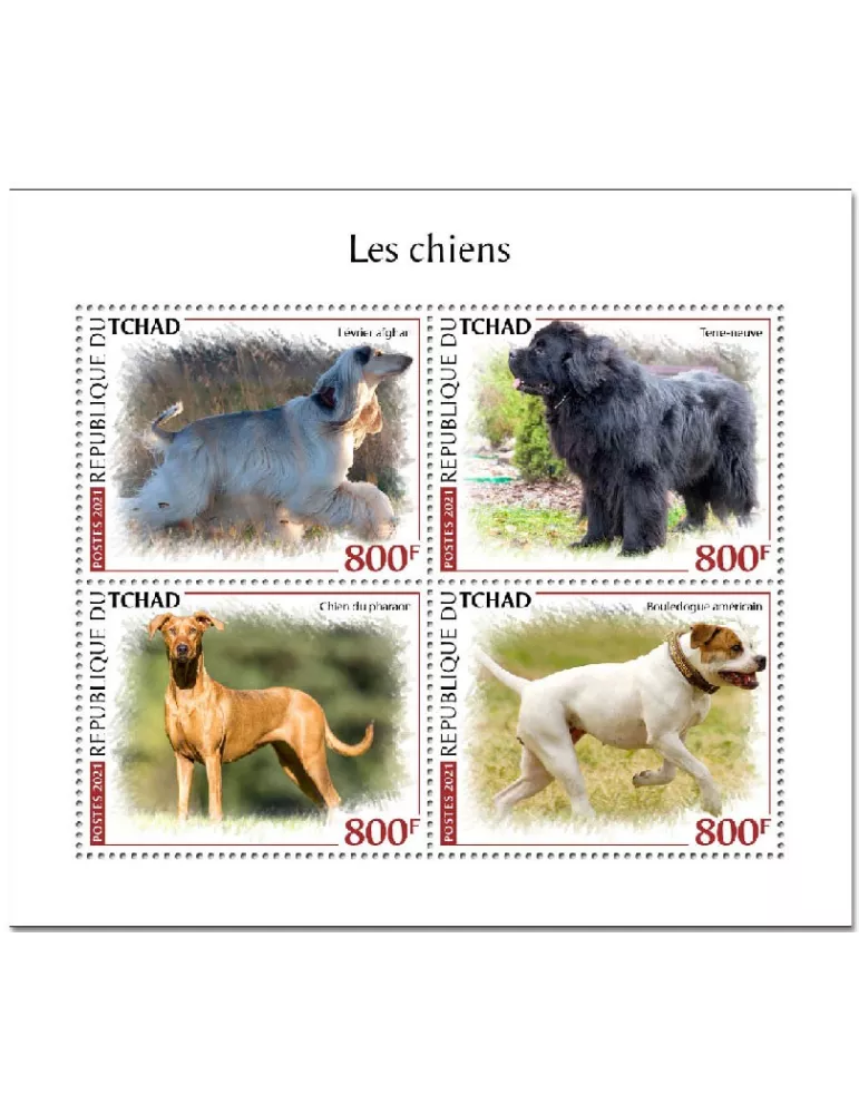 n° 3313/3316  - Timbre TCHAD Poste