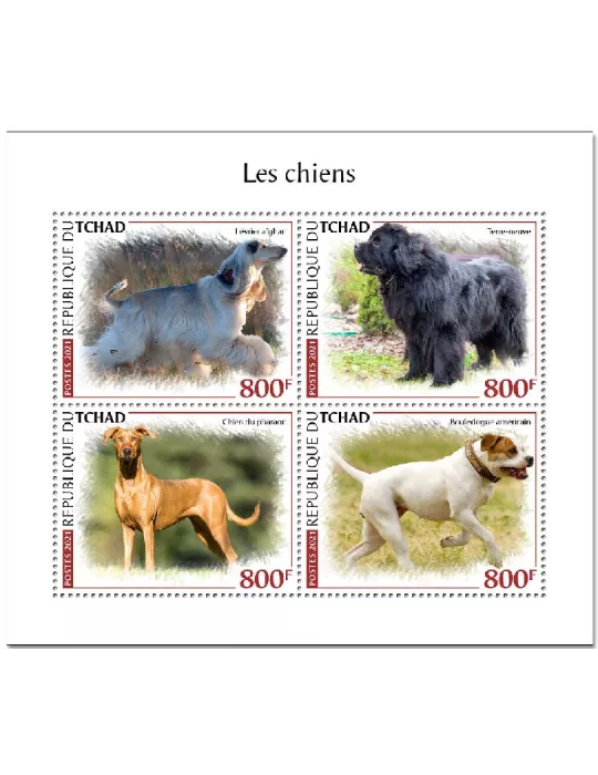n° 3313/3316  - Timbre TCHAD Poste