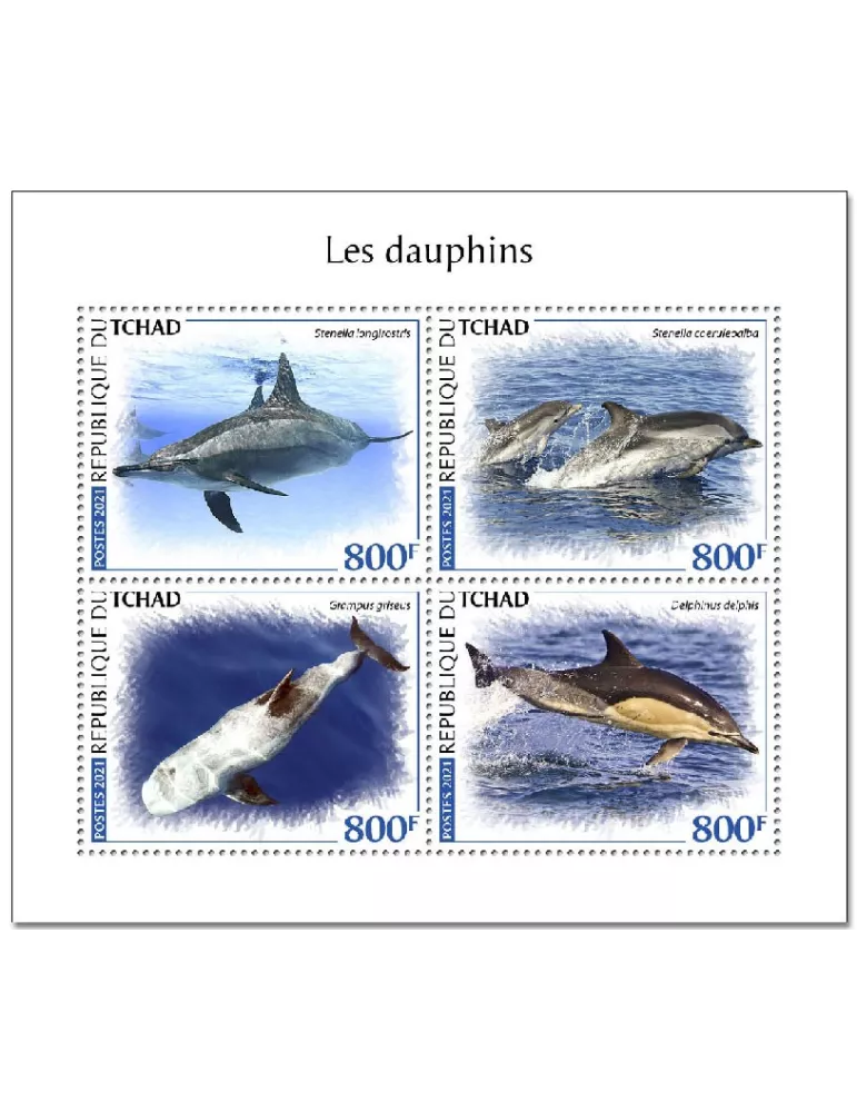 n° 3317/3320  - Timbre TCHAD Poste