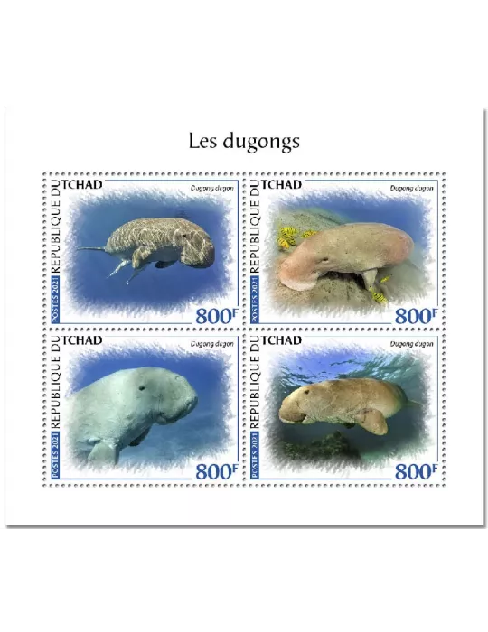 n° 3321/3324  - Timbre TCHAD Poste