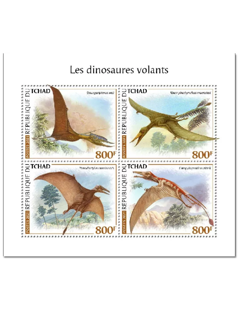 n° 3325/3328  - Timbre TCHAD Poste