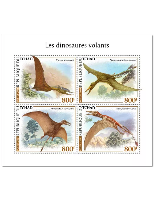 n° 3325/3328  - Timbre TCHAD Poste