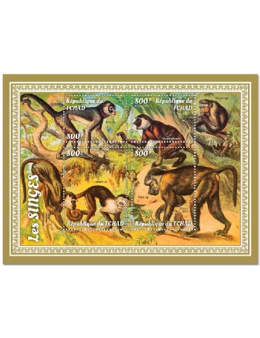 n° 3333/3336  - Timbre TCHAD Poste