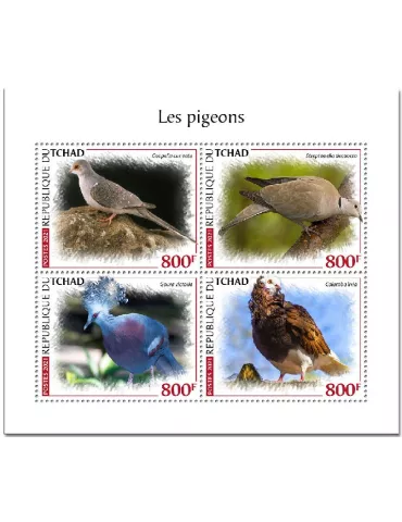 n° 3349/3352  - Timbre TCHAD Poste